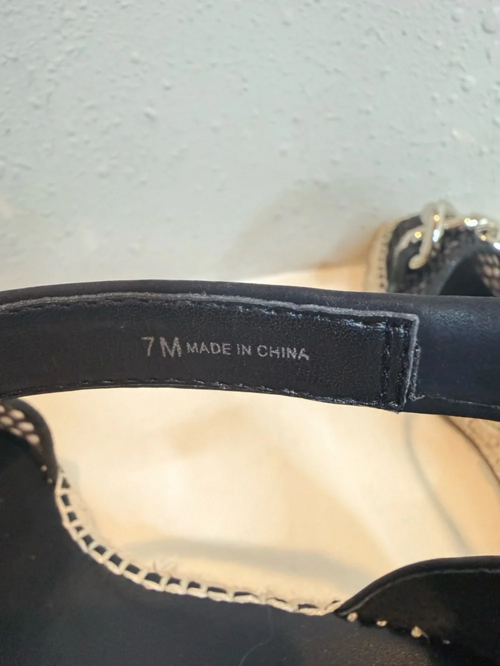 INC International Concepts black mesh